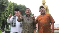 Pramono Anung-Rano Karno menginginkan agar Museum MH Thamrin bisa lebih baik jika nanti terpilih sebagai gubernur. (Liputan6.com/Herman Zakharia)