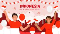 Ilustrasi HUT RI, Kemerdekaan Indonesia. (Image by Freepik)