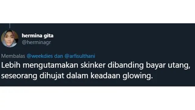 5 Cuitan 'Lebih Mengutamakan Skincare' Ala Netizen Ini Kocak Banget
