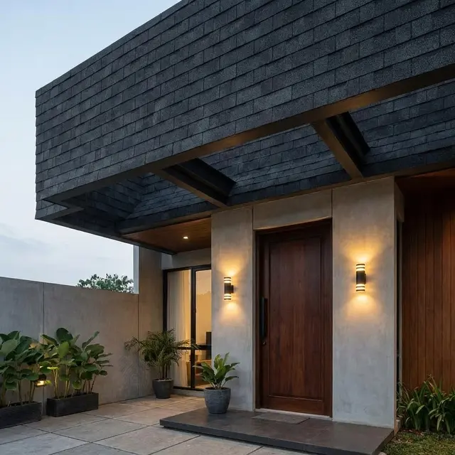Model Teras Rumah Kecil Tanpa Tiang Agar Tampak Modern