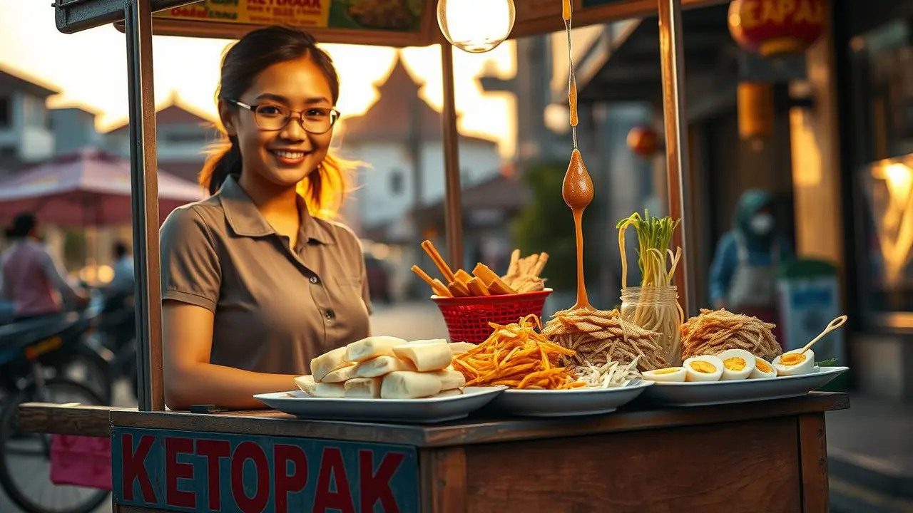 cara membuat ketoprak