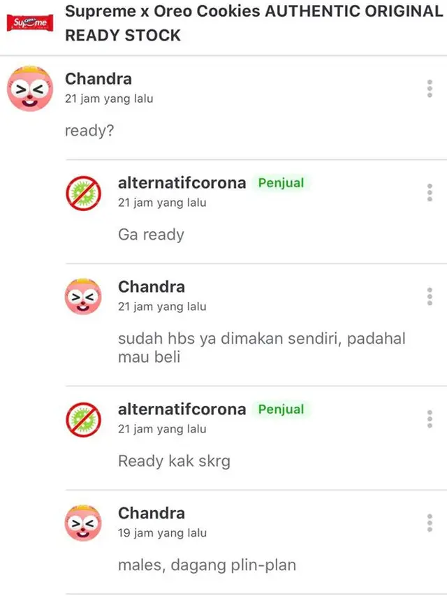 Jualan Oreo x Supreme
