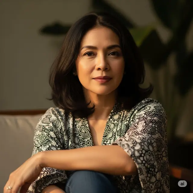 Model Rambut Wanita Paruh Baya agar Terlihat Elegan. Foto: Gemini
