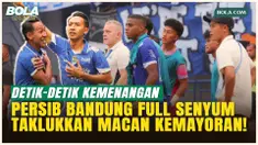 Bobotoh Full Senyum! Detik-detik Pemain Persib Bandung Merayakan Kemenangan atas Persija Jakarta