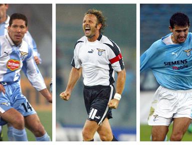 Sven Goran Eriksson hanya 3 musim menangani Lazio, yaitu musim 1997/1998 hingga 1999/2000. Hasilnya, ia sukses menularkan kemampuan manajerialnya kepada anak asuhnya yang kini menjadi manajer sukses di Eropa. Siapa saja mereka? (Kolase Foto AFP)