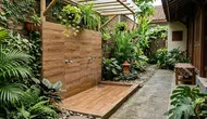 8 Model Tempat Wudhu dengan Keramik Motif Kayu, Sederhana tapi Terlihat Elegan