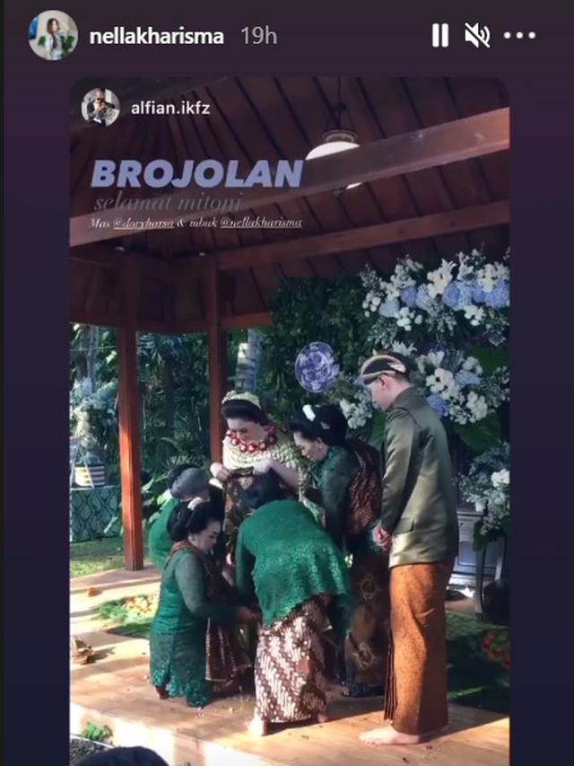 7 Momen Prosesi Tingkeban Nella Kharisma, Menawan dengan Balutan Adat Jawa