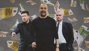 Ilustrasi - Diego Simeone, Pep Guardiola, Jose Mourinho (Bola.com/Adreanus Titus)
