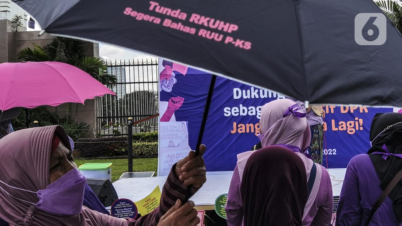 FOTO: Unjuk Rasa Mendesak Pengesahan RUU TPKS