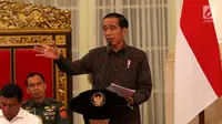 Inilah pesan Jokowi untuk perayaan Isra Miraj yang jatuh pada hari Sabtu, 14 April 2018. (Foto: Liputan6.com/Angga Yuniar)