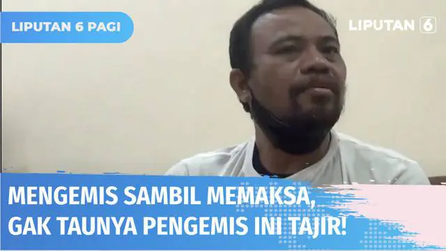VIDEO: Pengemis Paksa Minta Sumbangan, Saat Dicek Tabungannya Ternyata Mencapai Rp 400 Juta!