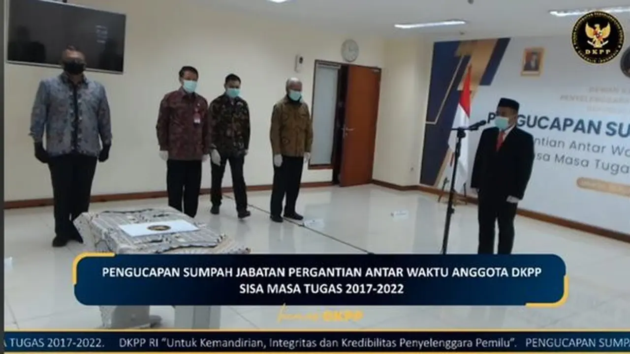 Didik Supriyanto dilantik menjadi Anggota DKPP