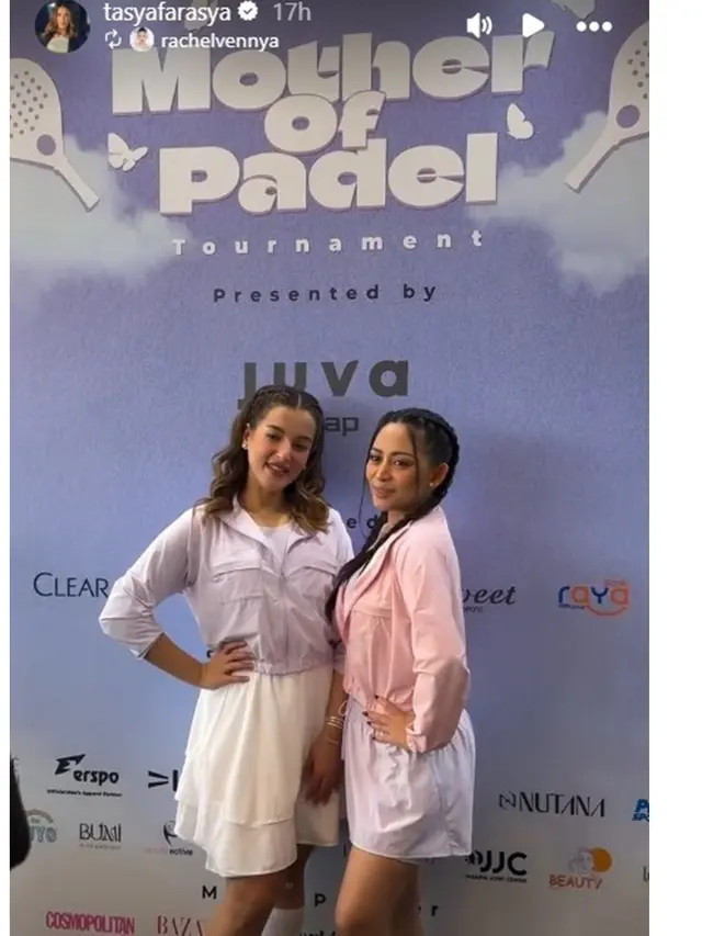 6 Potret Tasya Farasya Main Padel Bareng Rachel Vennya, Tampil Stylish dan Kompak