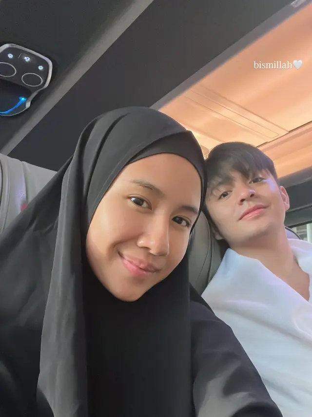 Pakai Busana Syar'i Dan Tampil Tanpa Makeup, Ini 4 Potret Shenina Cinnamon Jalani Umrah Perdana Bersama Suami