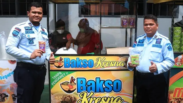 Bakso abon kreasi narapidana di Lapas Bangkinang.
