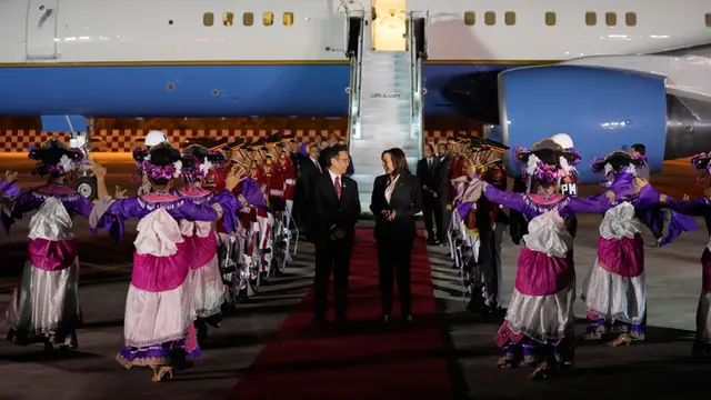 Kamala Harris Kunjungi Indonesia, Simak 5 Agendanya di KTT ASEAN (AP Photo/Achmad Ibrahim, Pool)