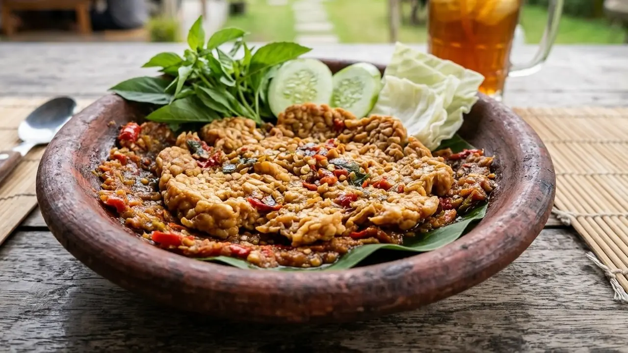Resep Tempe Penyet Sambal Kencur