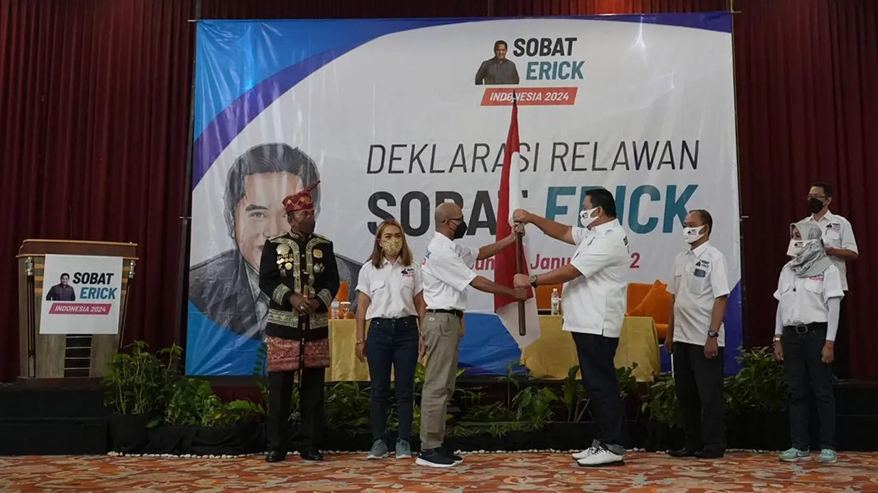 Sobat Erick dukung Erick Thohir maju di Pilpres 2024