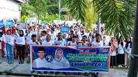 Ratusan masyarakat suku Kaili bersatu menyatakan diri bergabung dengan relawan Berani Gaspoll memenangkan pasangan calon Gubernur dan calon Wakil Gubernur Sulawesi Tengah (Sulteng) nomor urut 2, Anwar Hafid dan Reny Lamadjido.