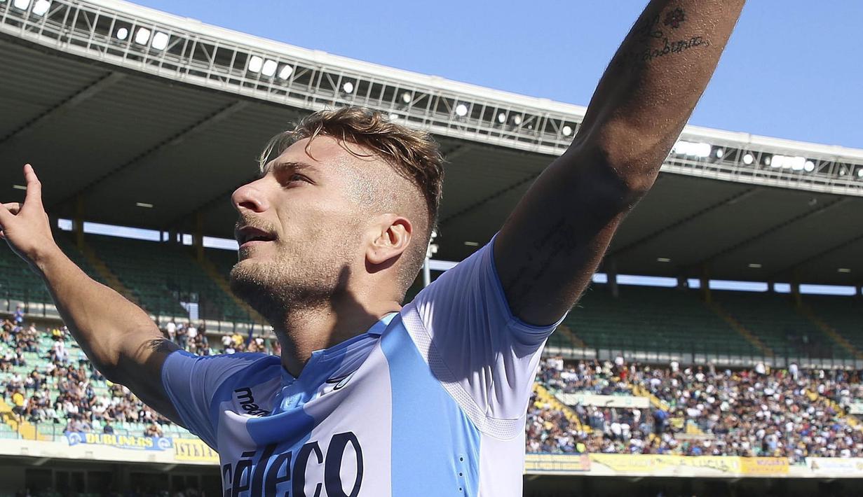 2. Ciro Immobile (Lazio) - 8 Gol (2 Penalti). (AP/Filippo Venezia)