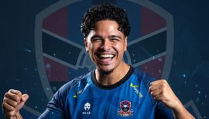 Ilustrasi Ragnar Oratmangoen di klub Belgia, FCV Dender. (Bola.com/Gemini)