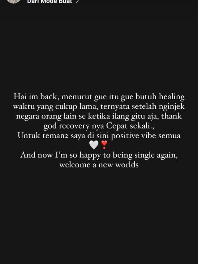 Unggahan Nikita Mirzani. (Foto: Dok. Instagram @nikitamirzanimawardi_172)