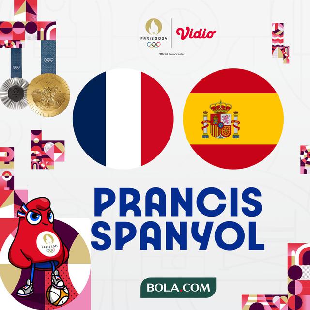 Olimpiade 2024 - Sepak Bola - Prancis Vs Spanyol