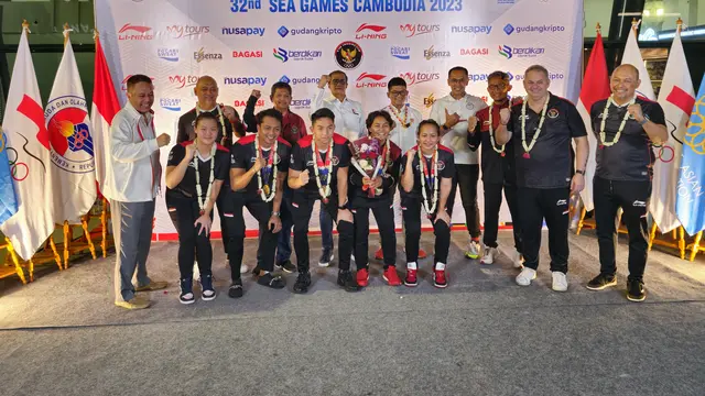 Kontingen renang Indonesia di SEA Games 2023 sudah kembali ke Indonesia