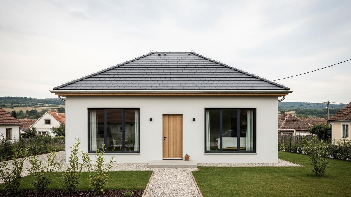 7 Contoh Rumah Minimalis 1 Lantai Atap Limas di Desa dengan Biaya Terjangkau