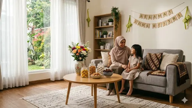 Dekorasi Ruang Tamu untuk Lebaran