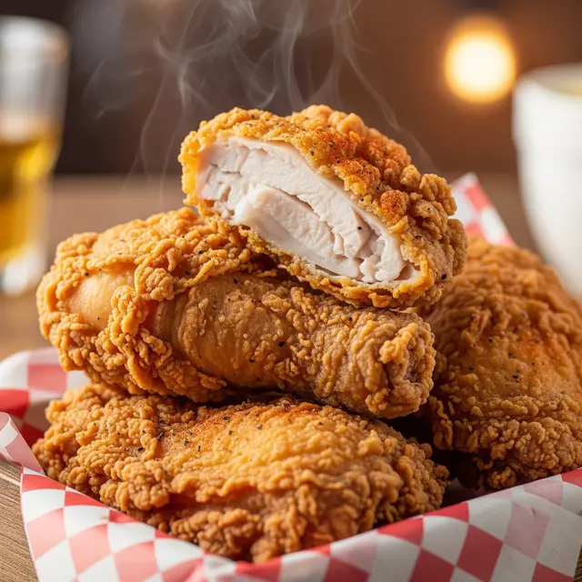 Ilustrasi Ayam Crispy