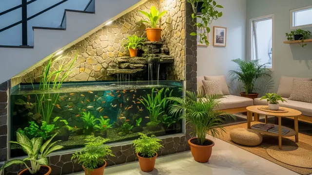 Kolam Ikan Dinding di Bawah Tangga (The Under-Stairs Oasis)