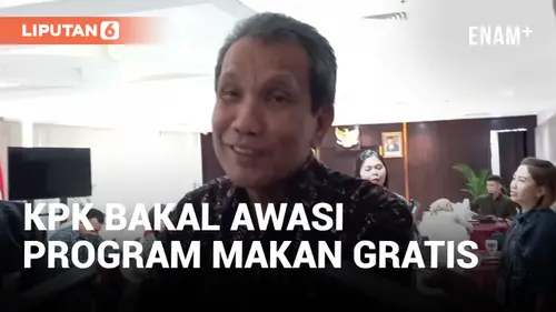 VIDEO: KPK Bakal Awasi Program Makan Gratis Prabowo-Gibran