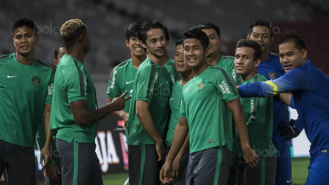 Latihan Timnas Indonesia