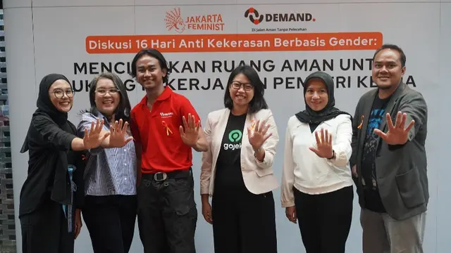 Diskusi 16 Hari Aktivisme Melawan Kekerasan Berbasis Gender Jakarta Feminist 2022 di Bale Nusa, Jakarta, 25 November 2022.