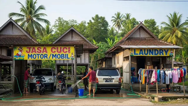 ide bisnis di desa yang jarang pesaing tapi dibutuhkan warga