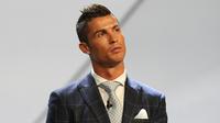 Striker Real Madrid asal Portugal, Cristiano Ronaldo. (AFP/Valery Hache)