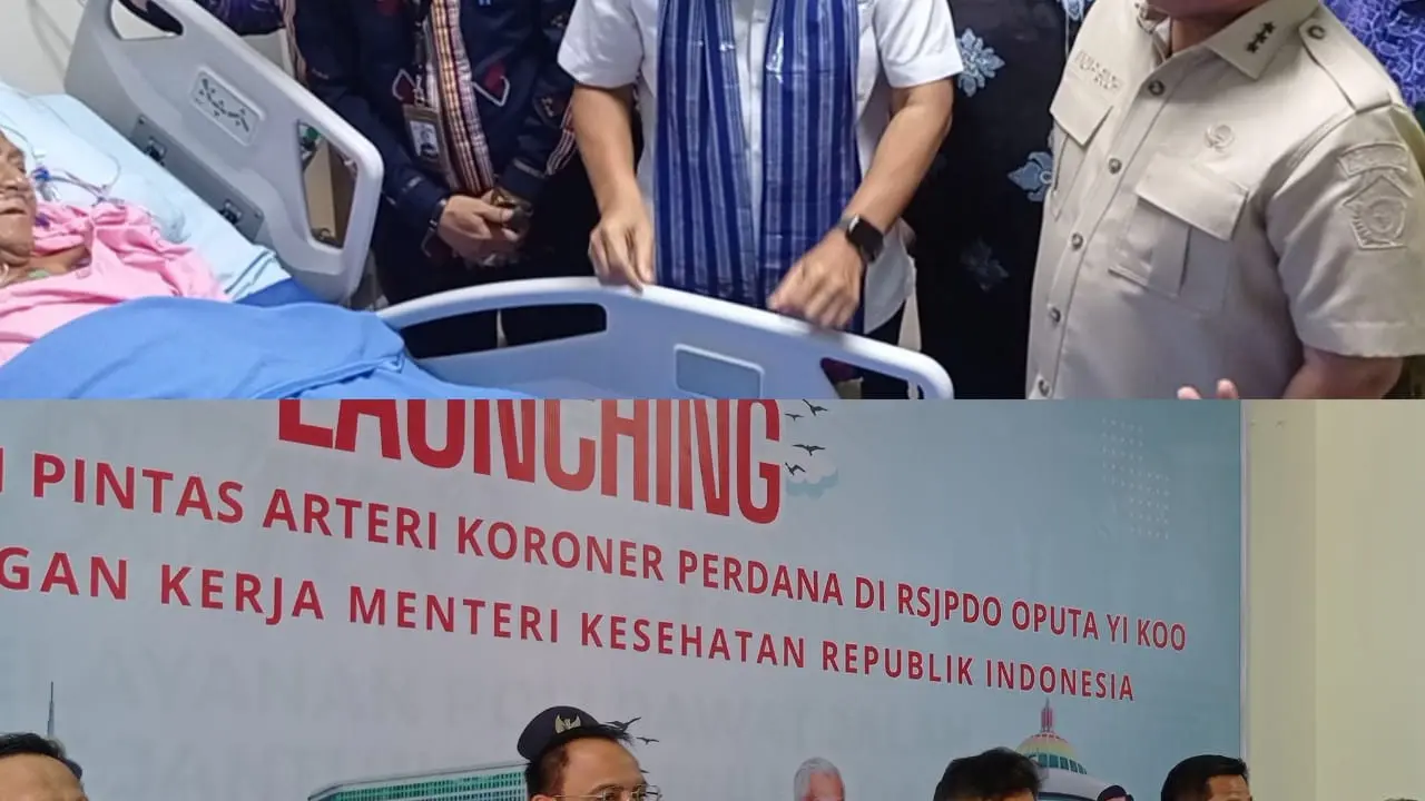 Menteri Kesehatan RI Budi Gunadi Sadikin, kunjungi RS Jantung Sulawesi Tenggara, Sabtu (7/12/2024).