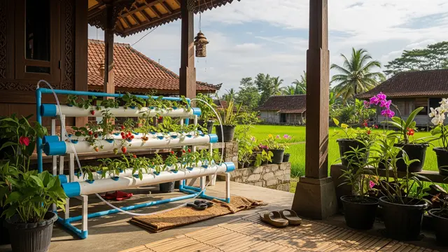 Cara Bikin Kebun Buah Mini Hidroponik di Teras Rumah Kampung, Ini 6 Panduannya