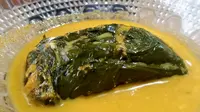 Gulai Paluik kuliner khas Kabupaten Limapuluh Kota Sumatera Barat. (Liputan6.com/ Novia Harlina)