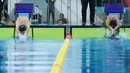 Jason Donovan Yusuf yang meraih medali emas di SEA Games 2025 itu menjadikan Kejurnas Akuatik 2026 sebagai pemanasan untuk Asian Games 2026 yang akan dilangsungkan di Jepang, September mendatang. (Bola.com/M Iqbal Ichsan)