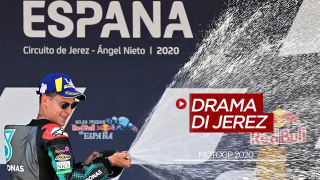 Berita Video Marc Marquez Alami Kecelakaan, Fabio Quartararo Raih Kemenangan Pertama di MotoGP Jerez