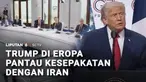 Presiden Donald Trump menghadiri pertemuan pemimpin negara G7 di Évian-les-Bains, Prancis. Trump akan berada di Eropa hingga penandatanganan kesepakatan damai dengan Iran yang rencananya dilakukan di Genewa, Swiss pada hari Jumat.