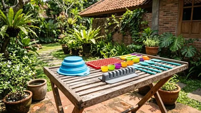 Jemur Wadah di Tempat yang Terkena Sinar Matahari (AI Generated)