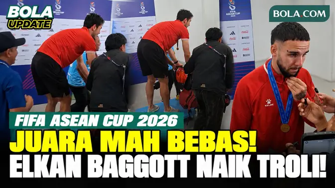 Elkan Baggott Naik Troli di Zona Campuran: Sorotan Ringan Setelah Indonesia Menang ASEAN Cup