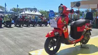 Modifikasi keren di Yamaha Fazzio Modifest Makassar (Arief A/Liputan6.com)