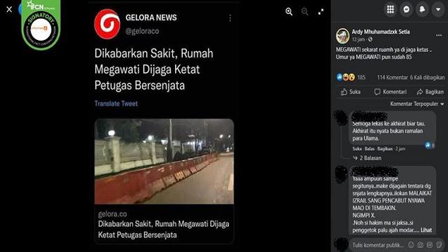 Kabar megawati sakit