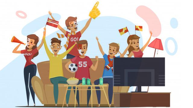 Banner Gibol Jangan Nobar Euro 2021