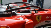 Ferrari memperkenalkan versi revisi dari Halo, perangkat keselamatan tambahan yang dipasang di kokpit. 