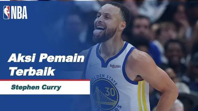 Berita video kumpulan aksi-aksi dari Steph Curry, pemain yang terpilih sebagai pemain terbaik di gim 3 final Wilayah Barat NBA. Steph Curry membantu timnya, Golden State Warriors menang di gim 3 yang berlangsung Senin (23/5/22).